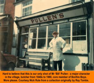 WESTBOURNE HISTORY PHOTO, MEMORIES, SQUARE, BILL PULLEN, ARTHUR SMITH, BUTCHER, BONFIRE BOY.